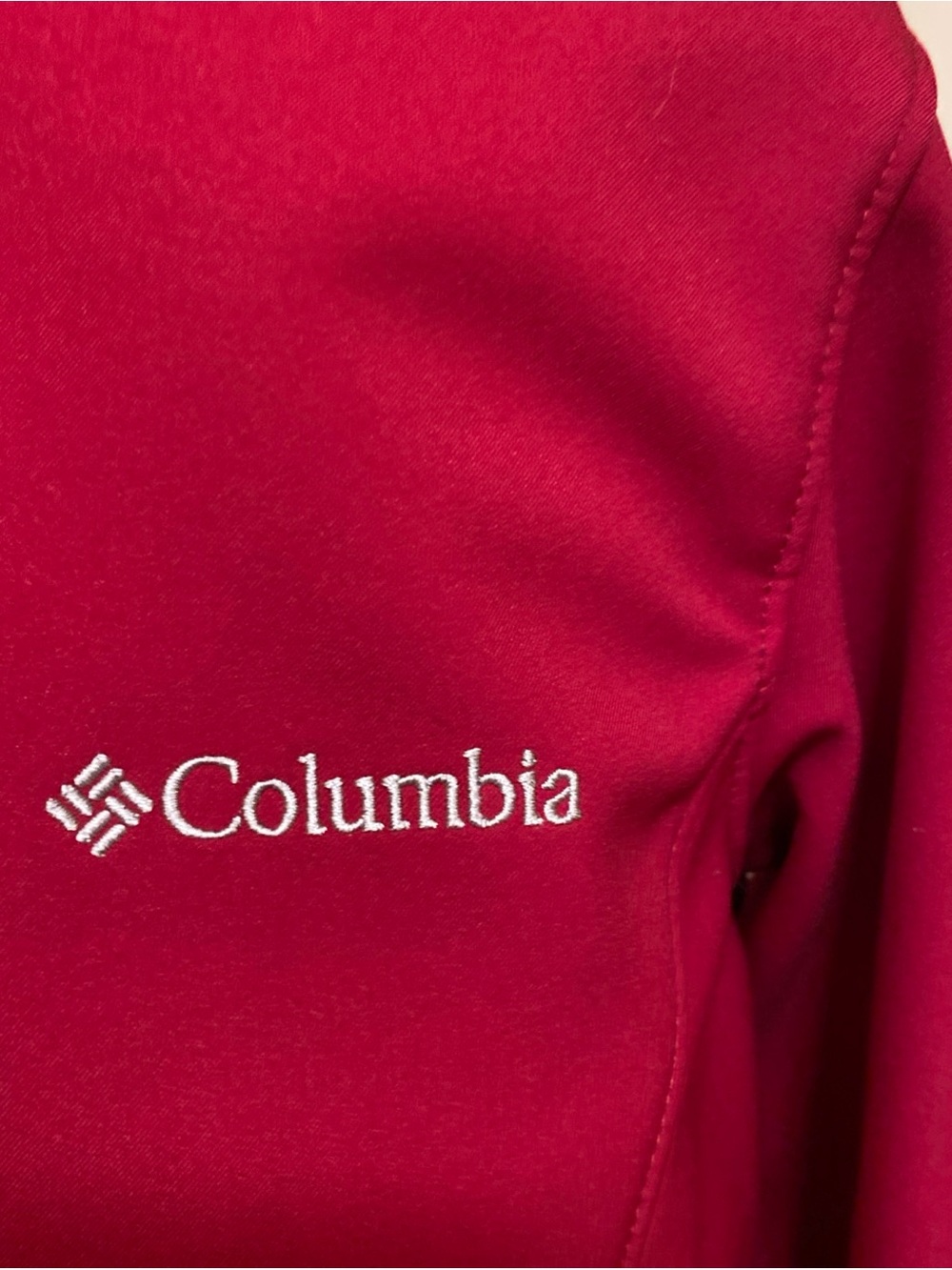 Columbia WOMENS Raspberry-Red Full-Zip Softshell Jacket - Picture 2 of 16